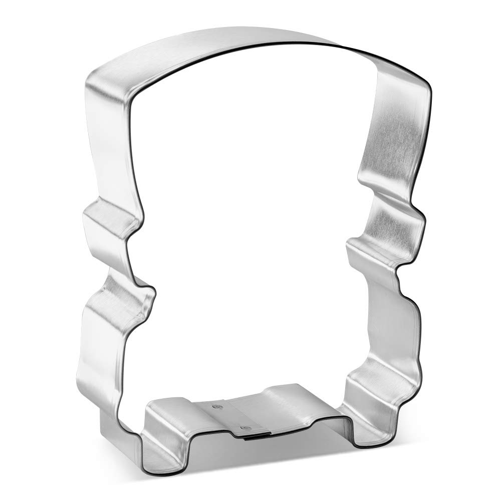 3.5 Inch School Bus Front Cookie Cutter - USA Made Tin Plated Steel Cookie Mold for Baking, Party Favors & School Themed Events