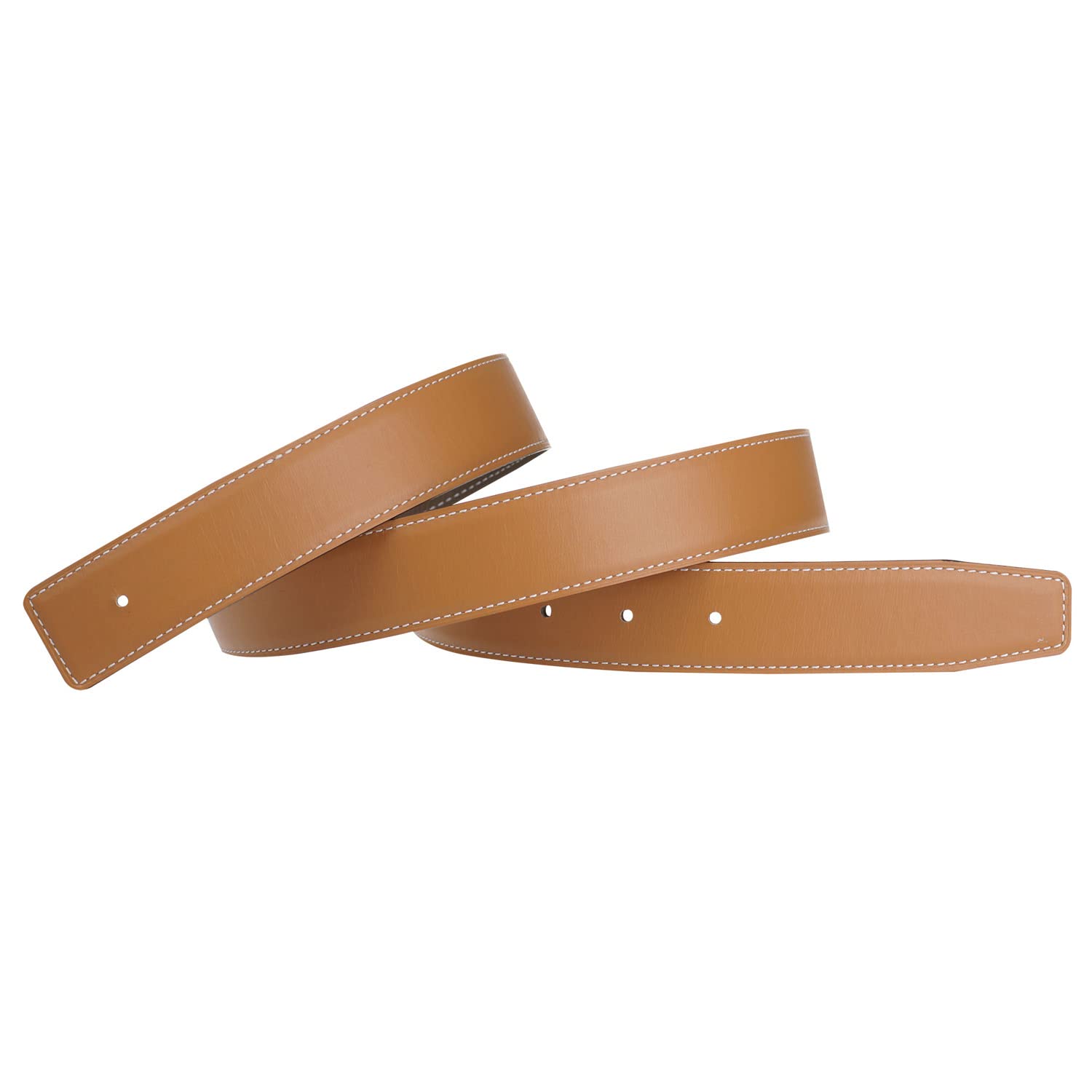UzHot Full Grain Cow Leather Belt Strap - 32mm Wide No Buckle Replacement Belt for Men & Women | Durable & Stylish for Casual, Business & Formal Wear