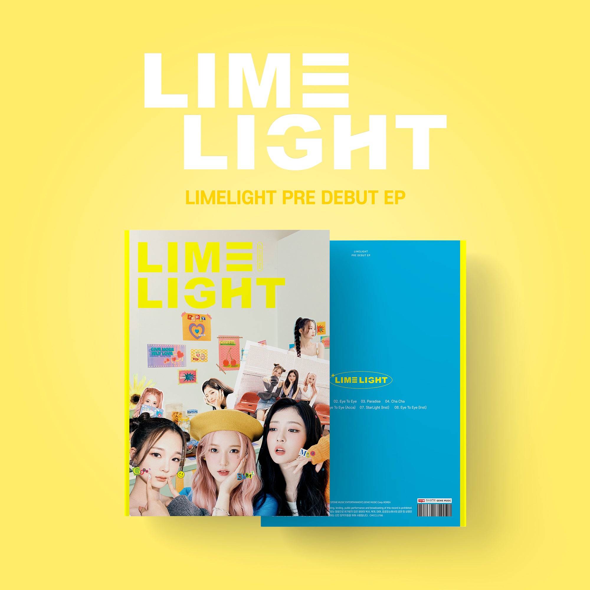 LIMELIGHT PRE DEBUT EP ALBUM 'LIMELIGHT' - Kpop Collectible Music Album for Fans, Perfect for Display & Gift Giving