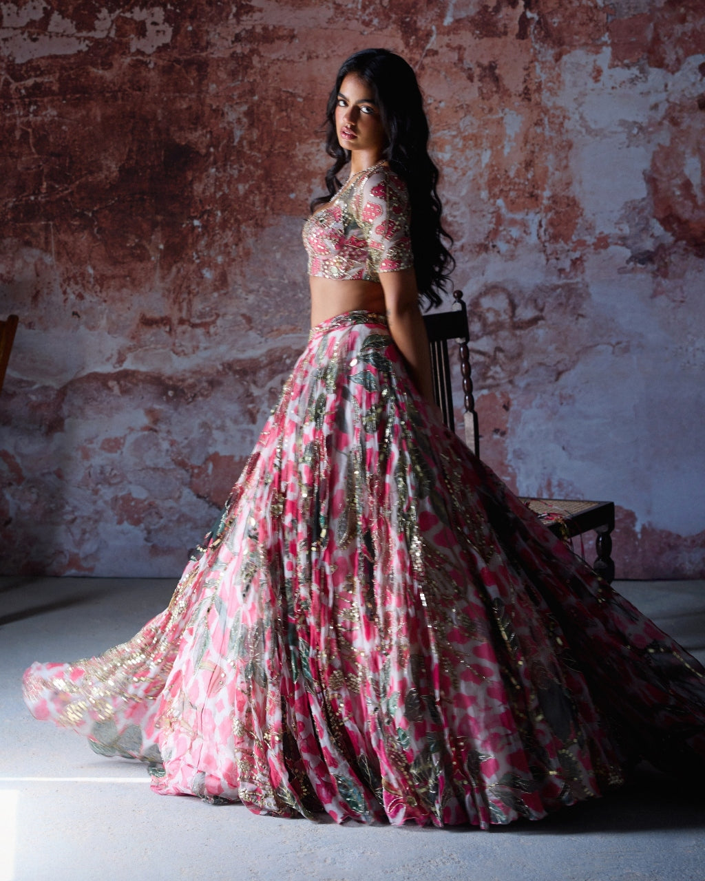 Exquisite Ashvi Lehenga Set for Women - Traditional Indian Bridal Gown with Intricate Embroidery & Matching Dupatta - Perfect for Weddings, Festivals & Special Occasions