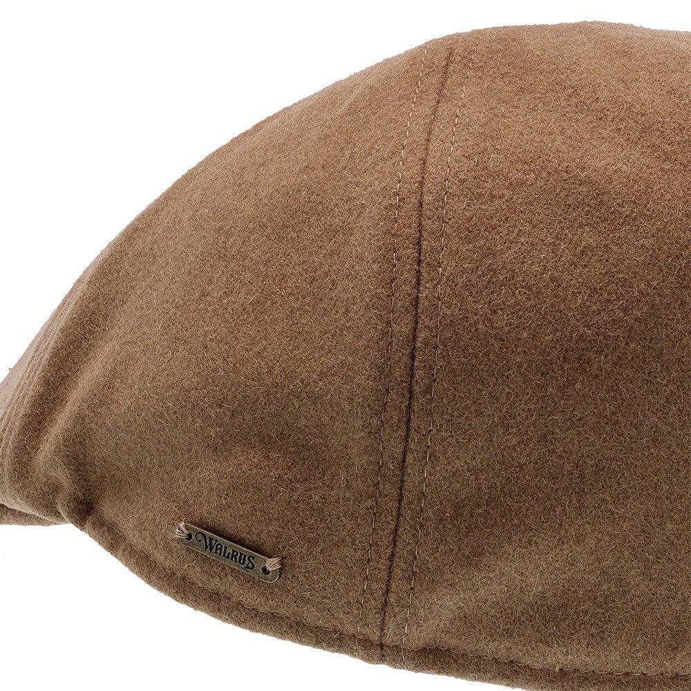 Luxury Wool Duckbill Cap – Classic 6-Panel Design with Cotton Liner for Outdoor Fashion