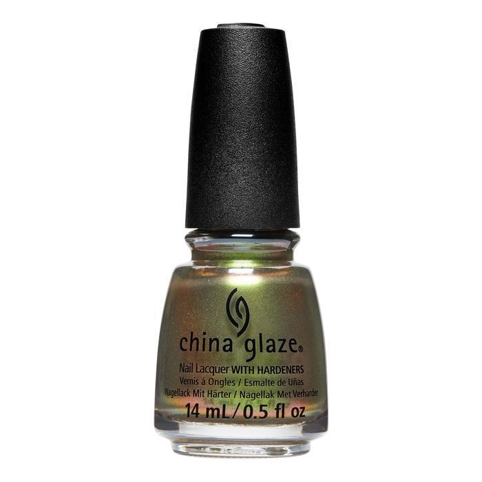 China Glaze Little Green Invaders Nail Polish - 0.5 oz / 15ml (#85078) - Long Lasting Vegan & Cruelty Free Nail Lacquer - Perfect for St. Patrick's Day, Halloween & Cosplay Nail Art