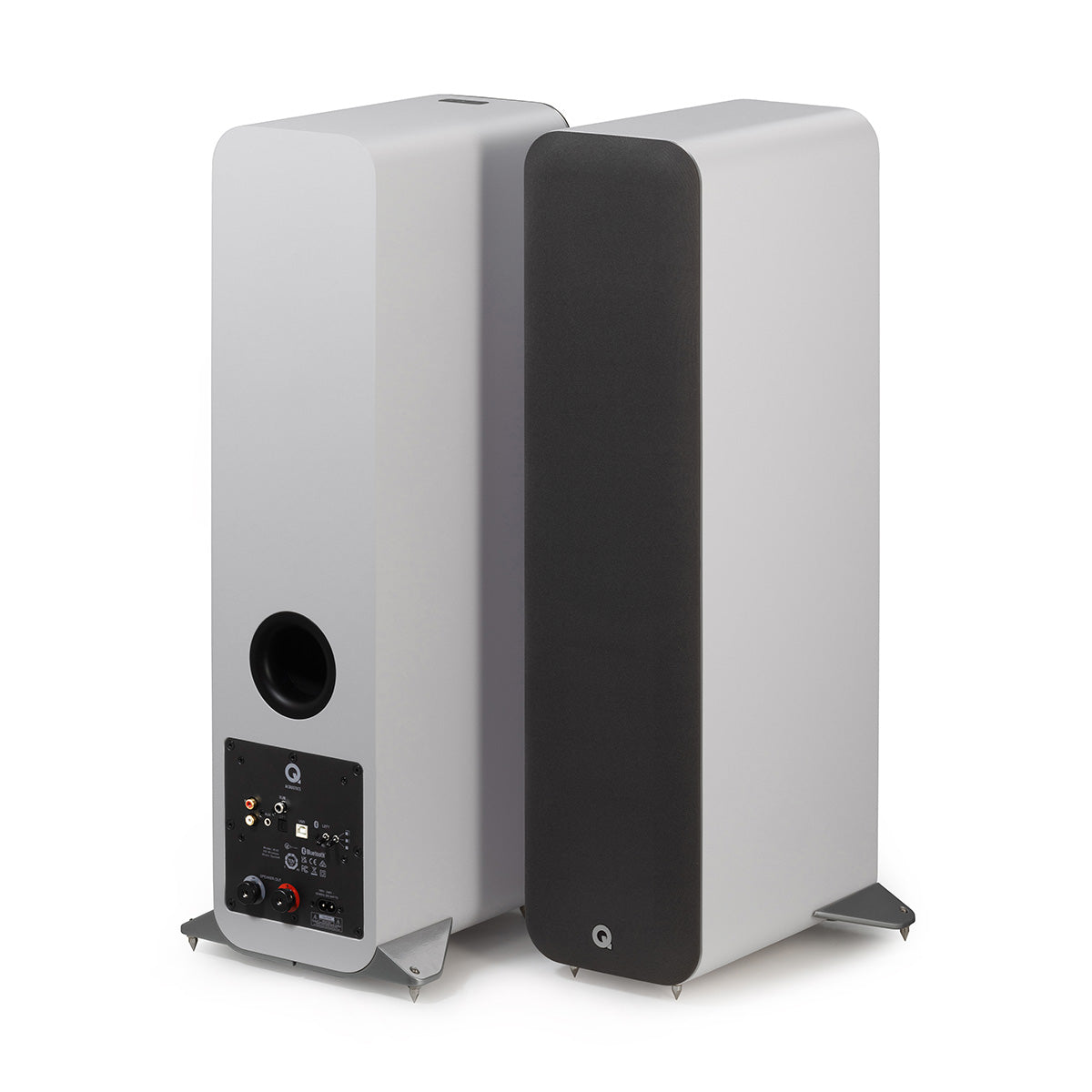 Q Acoustics Q M40 HD Wireless Micro Tower Speakers - Premium Hi-Fi Sound for Home Theater & Music Listening | Perfect for Living Room, Studio & Office