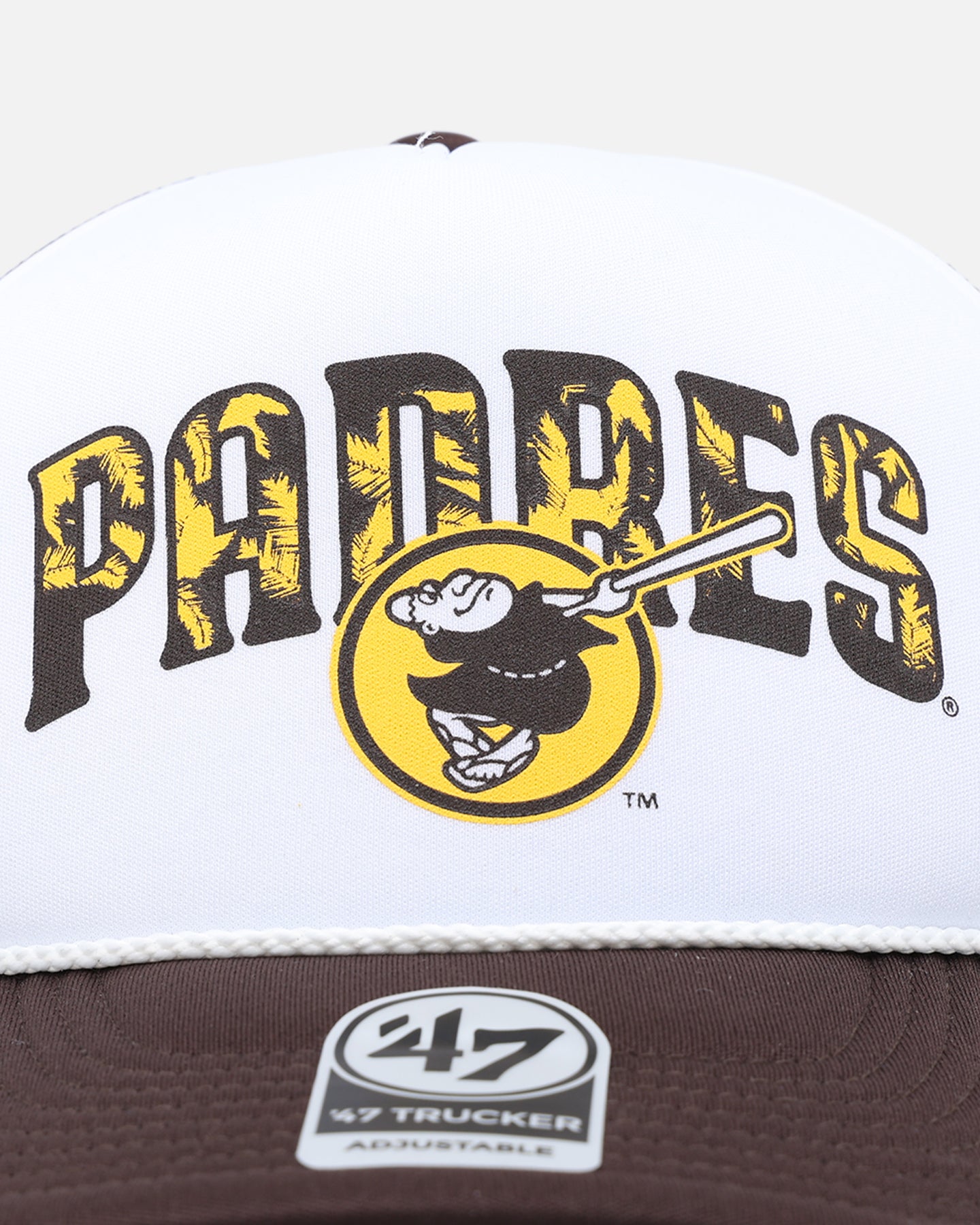 47 Brand San Diego Padres '47 Region Foam Trucker Snapback Cap - Navy Blue Adjustable Hat for Baseball Fans & Casual Wear