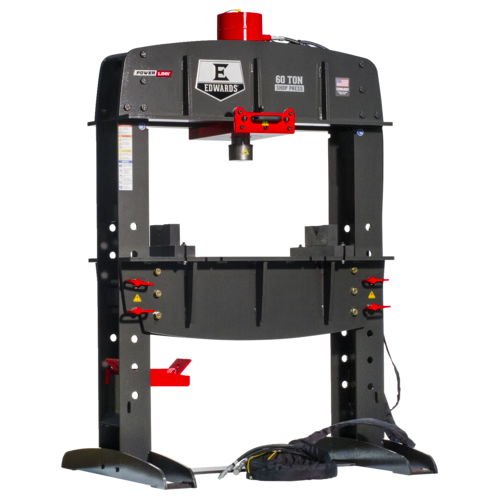 60 Ton Hydraulic Shop Press - Heavy Duty Industrial Bench Press for Metalworking, Automotive Repair & Woodworking Projects