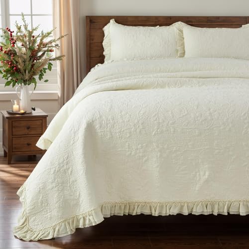 Cream White Ruffle