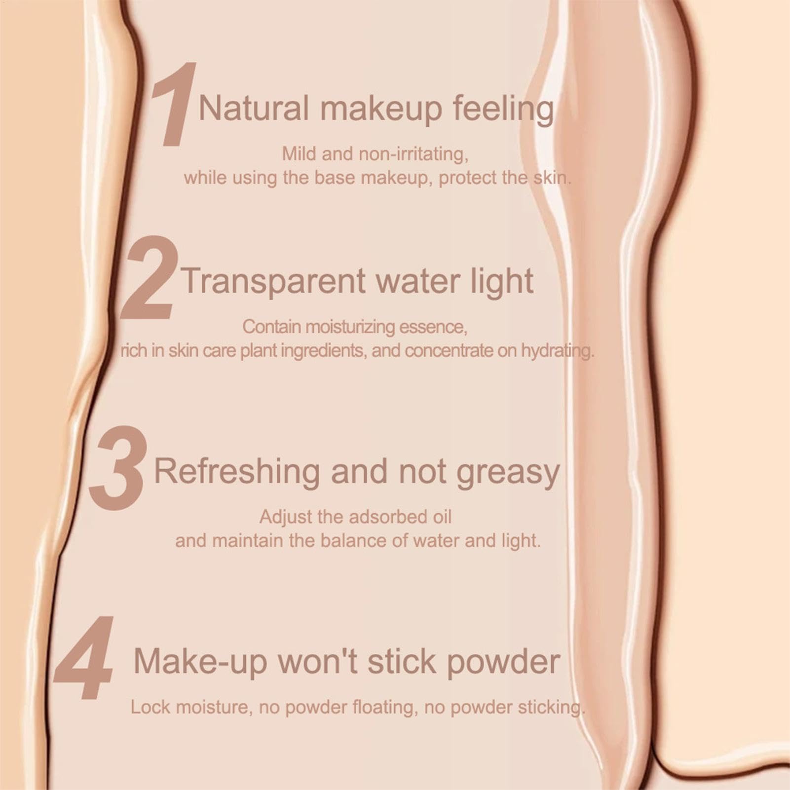 Air Cushion CC Cream - Long Lasting Matte Moisturizing BB Cream Foundation with Concealer | Lightweight Makeup for Flawless Coverage | Perfect for Daily Wear, Office & Special Occasions