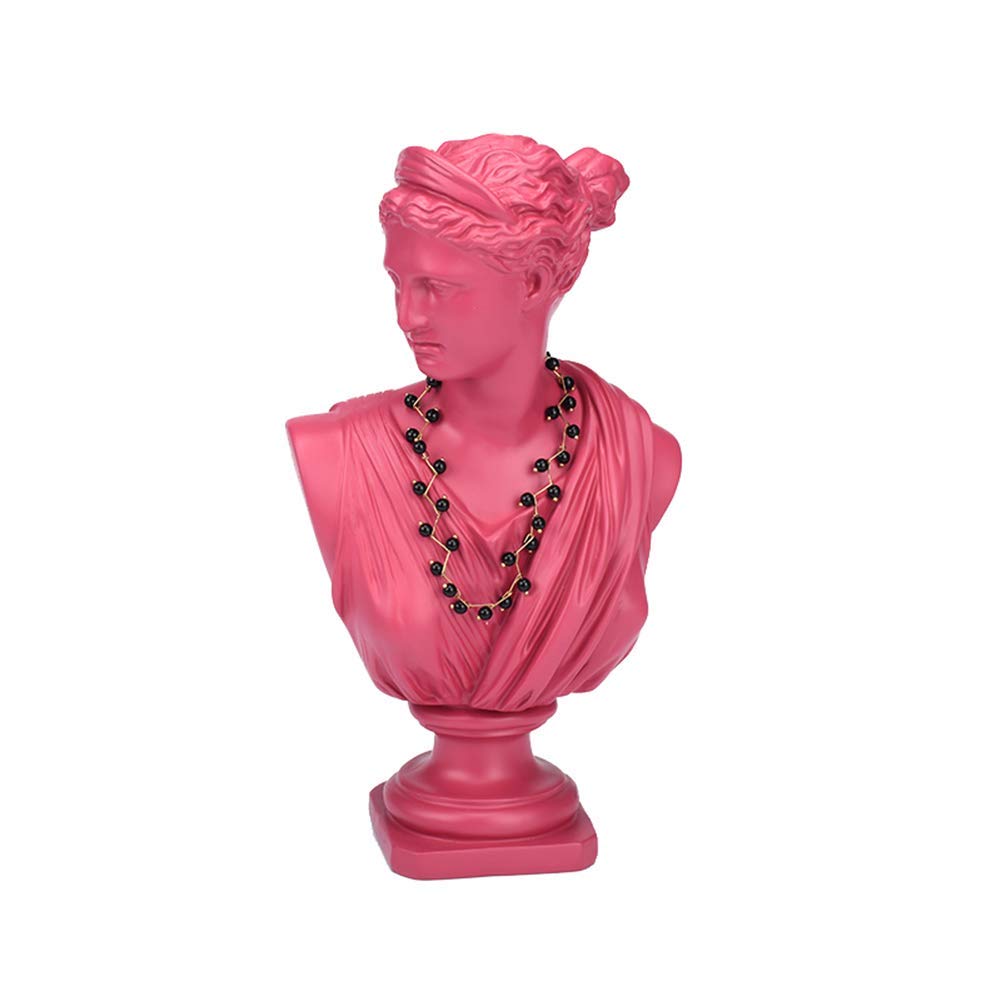 Venus Bust Statue - Greek Goddess Sculpture Art Model for Home Decor, Room Collection & Gift (Pink) | Perfect for Living Room, Bedroom & Office Decoration