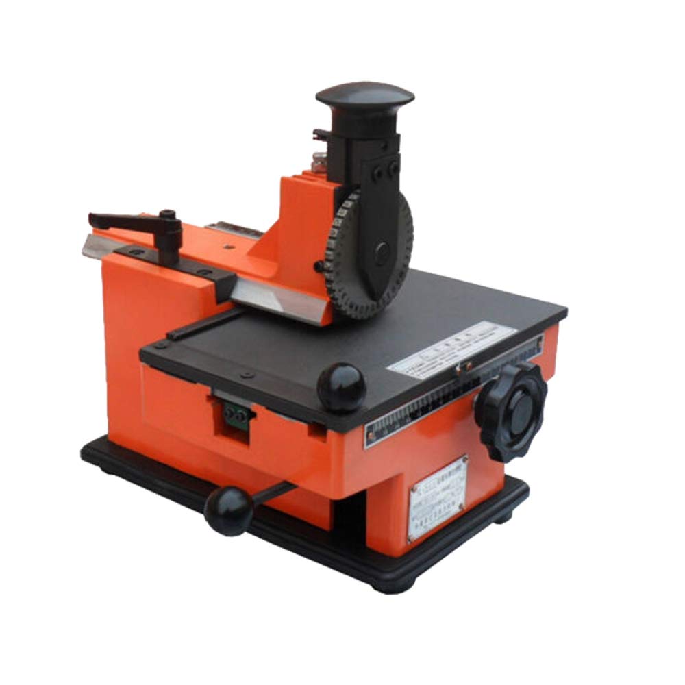 Semi-Automatic Metal Embossing Machine for Nameplates, Dog Tags & Labels - 4mm Font Stamping Printer | Perfect for ID Tags, Pet Collars & Industrial Marking