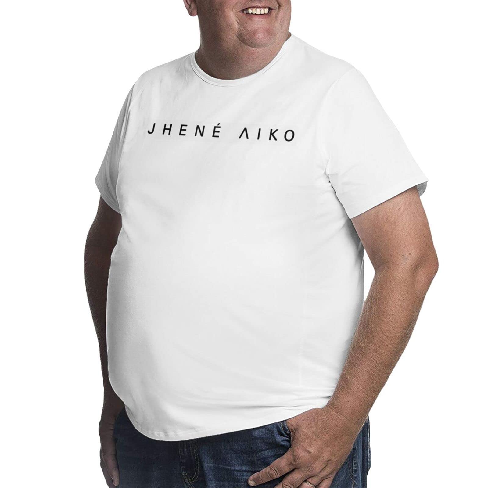 Jhenes Aikos Logo Oversized Cotton T-Shirt for Boys - Big & Tall Short Sleeve Tee in White | Casual Wear, Street Style & Graphic Tee Outfit