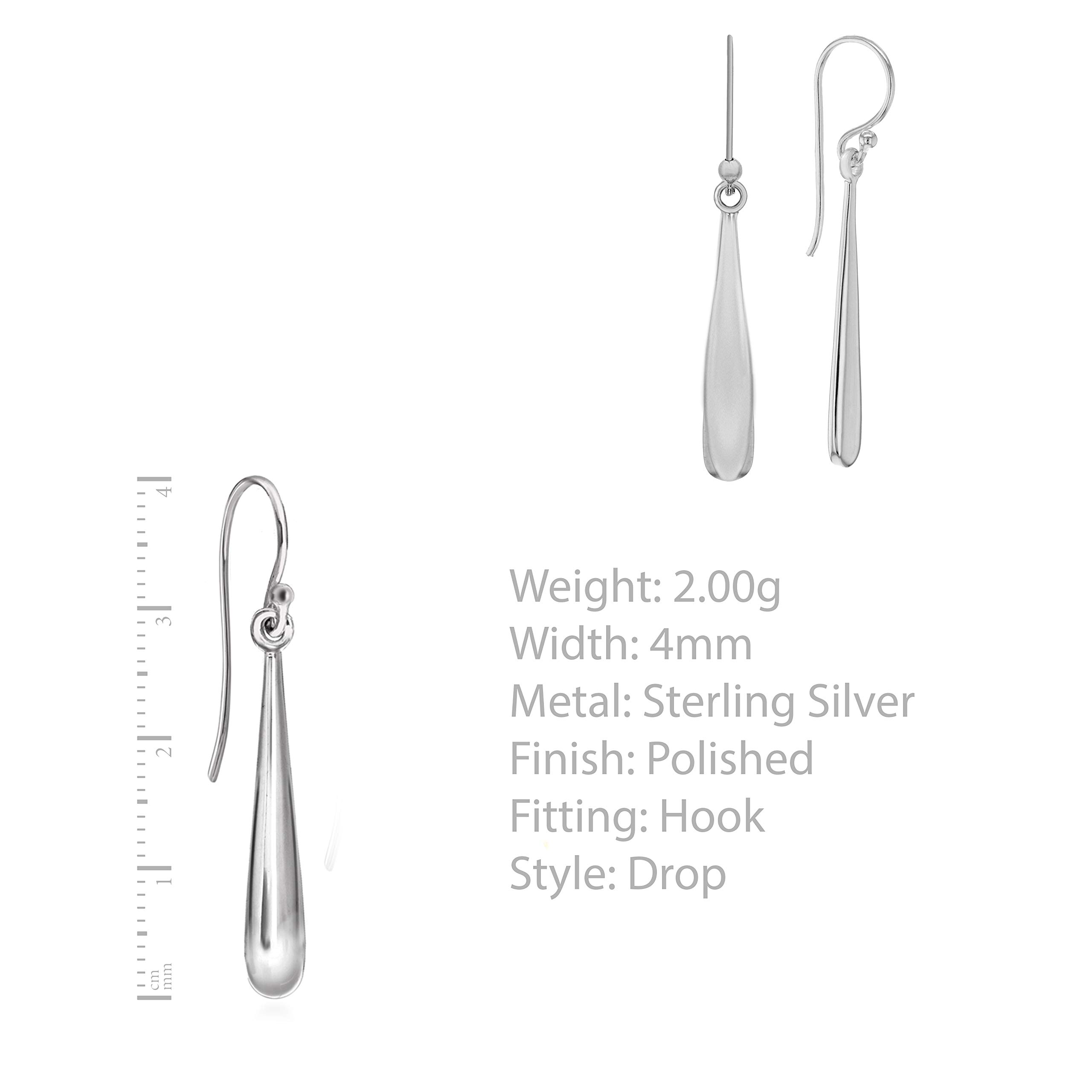 Tuscany Silver Women's Sterling Silver Bomb Drop Earrings | Elegant Dangle Earrings for Parties, Weddings & Special Occasions