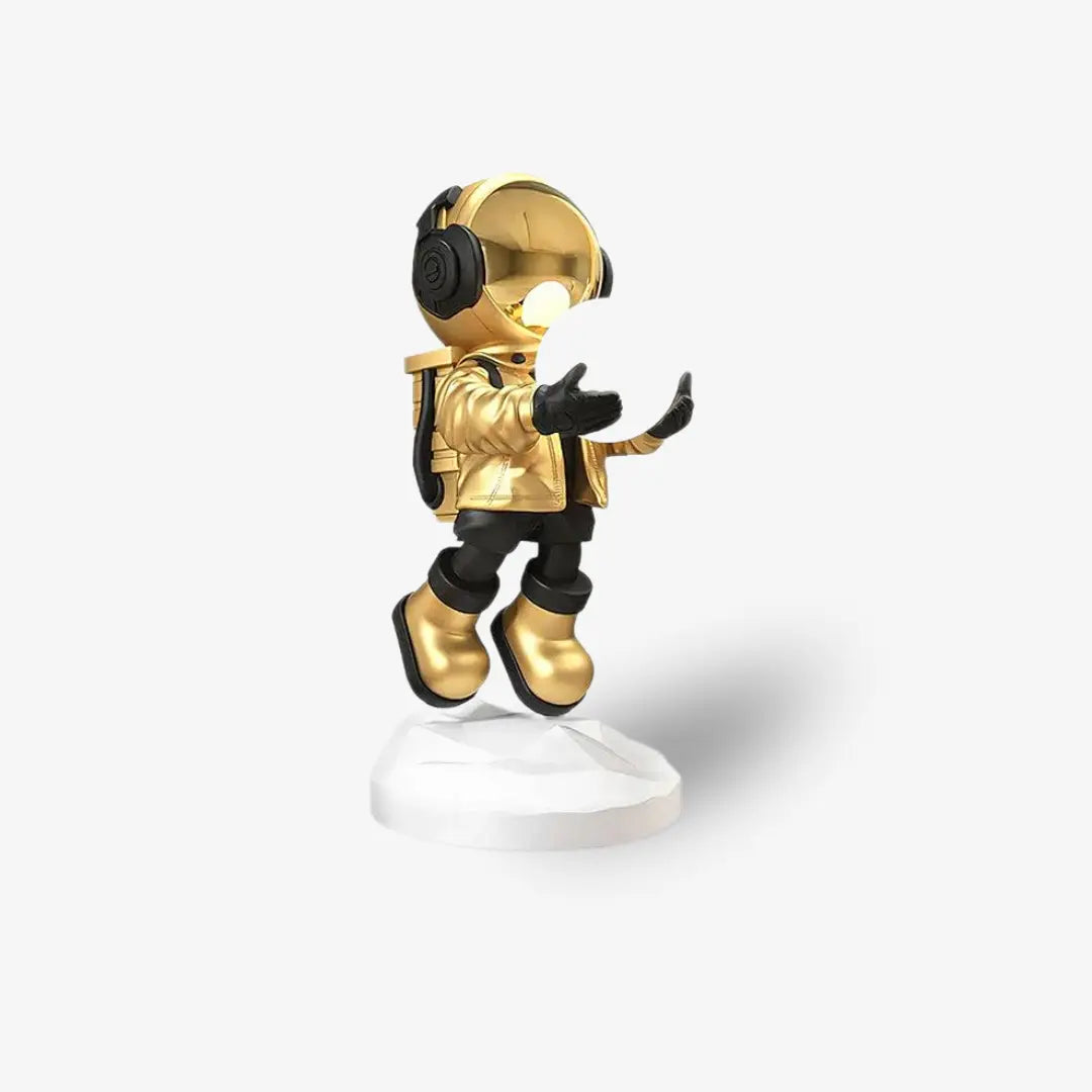 Modern Ramble Astronaut Floor Lamp - Adjustable LED Light for Bedroom, Living Room & Office - Space-Themed Decor for Kids & Adults