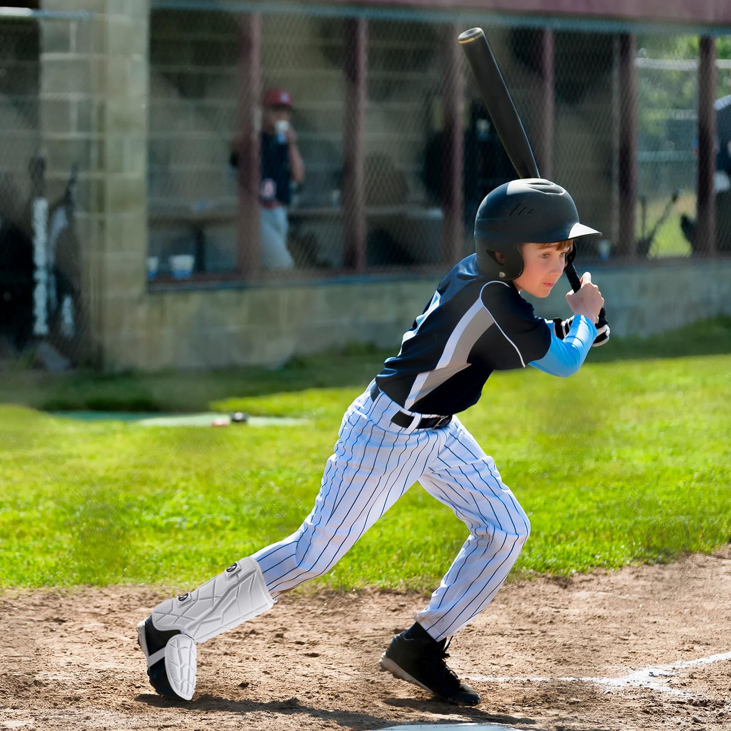 Baseball & Softball Batter's Leg Guards - Youth & Adult Shin Guards for Hitting Protection - Perfect for Training, Games & Practice
