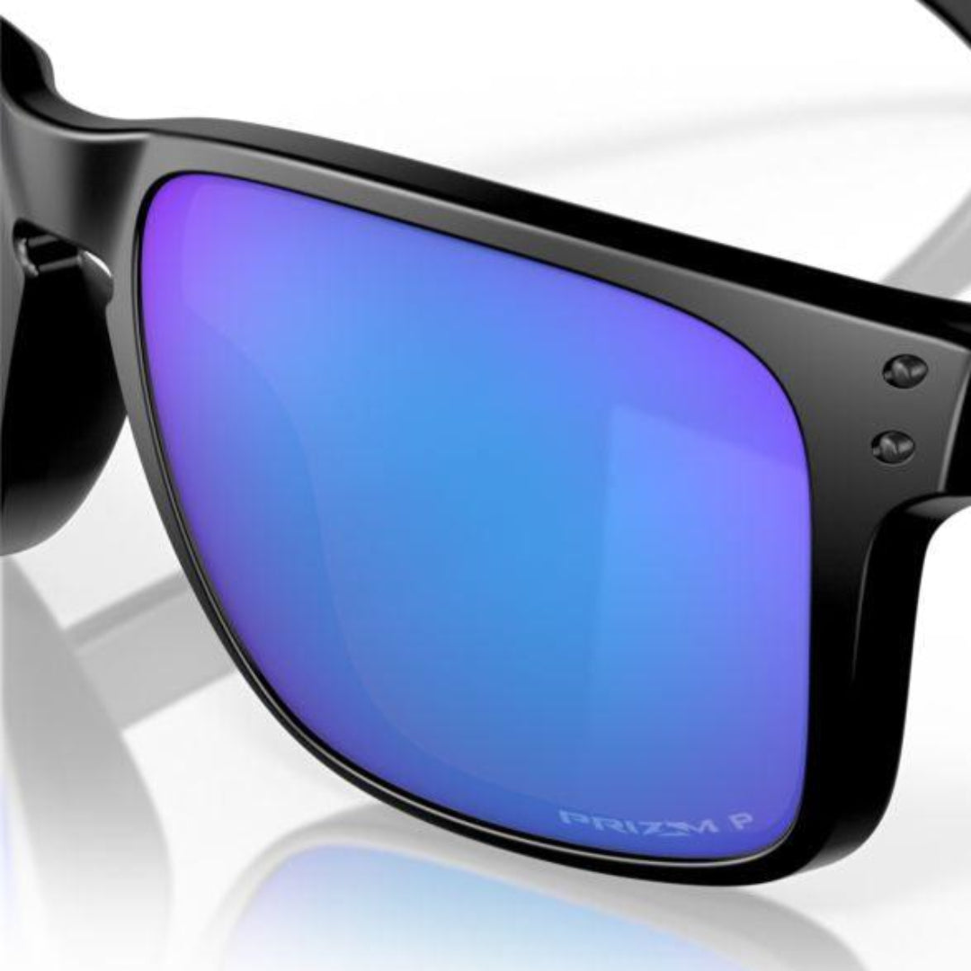 Oakley Holbrook XL Sunglasses Matte Black Frame with Prizm Sapphire Polarized Lenses - Model 0OO9417 941721 - Perfect for Outdoor Sports, Driving & Everyday Wear