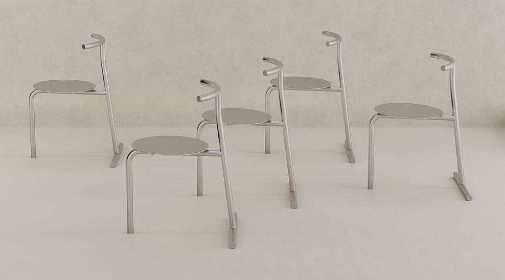 Oitoproducts Eater Basic Side Chair - Modern Dining Chair for Kitchen, Dining Room & Office - Sturdy & Comfortable Seating Solution