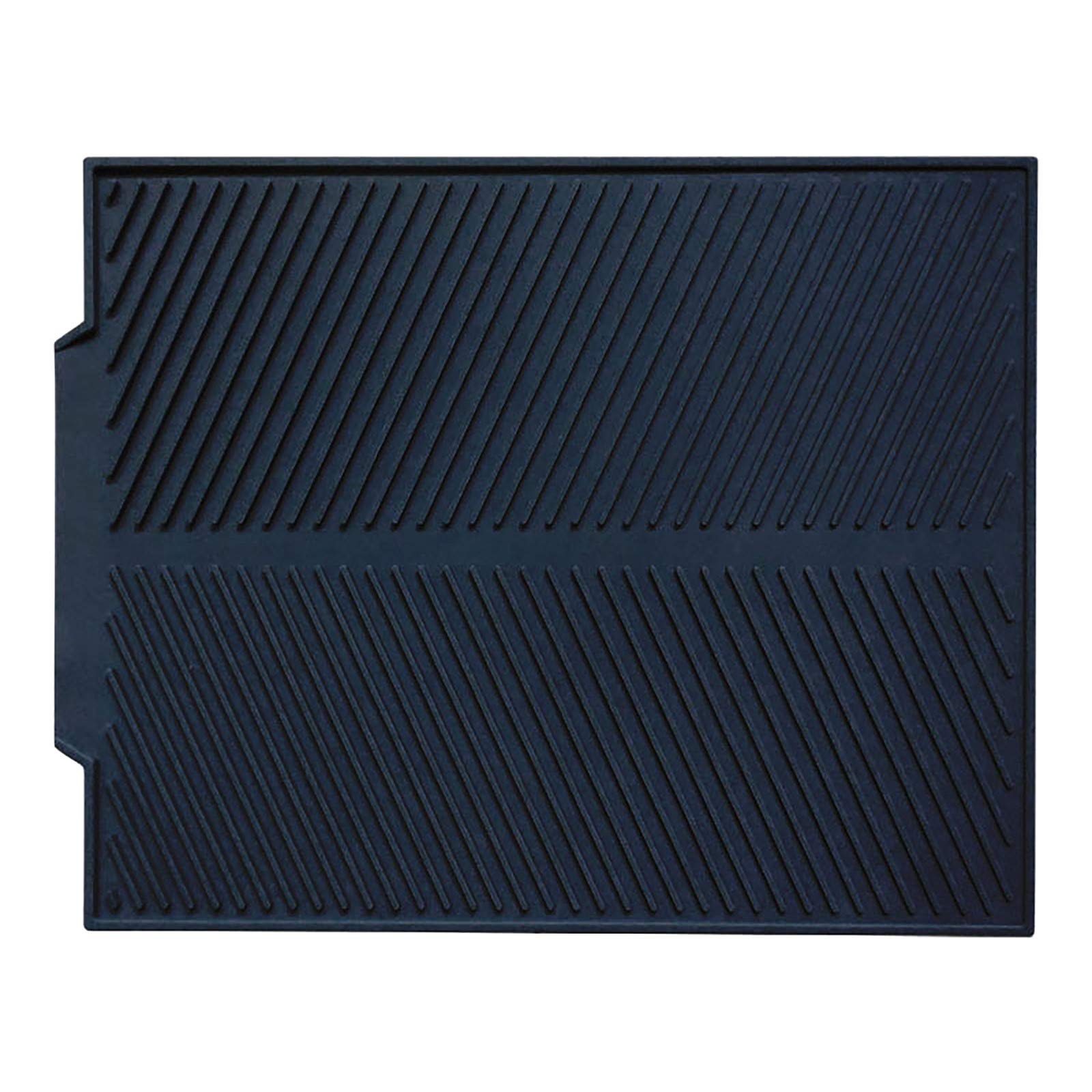 Premium Silicone Dish Drying Mat - Extra Large 16x13 Inch, Heat Resistant Kitchen Counter Mat, Non-Slip Sink Protector for Dishes & Cookware (Black) - Perfect for Countertops, Sinks & Drying Areas