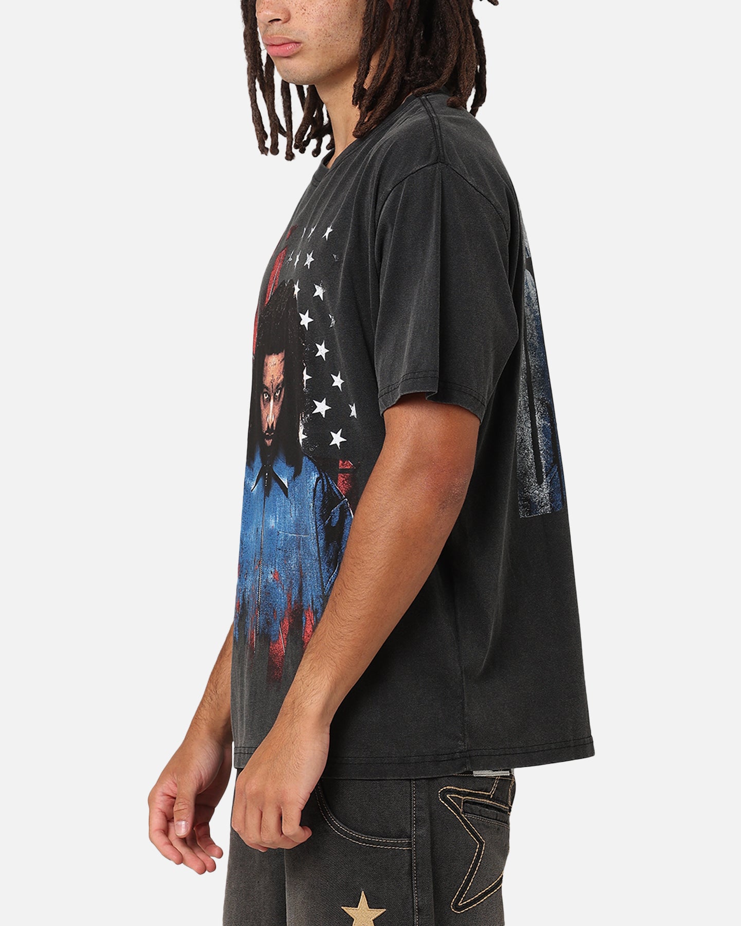 21 Savage Dream T-Shirt - Washed Black Vintage Rap Tee for Men | Hip Hop Streetwear & Concert Outfit