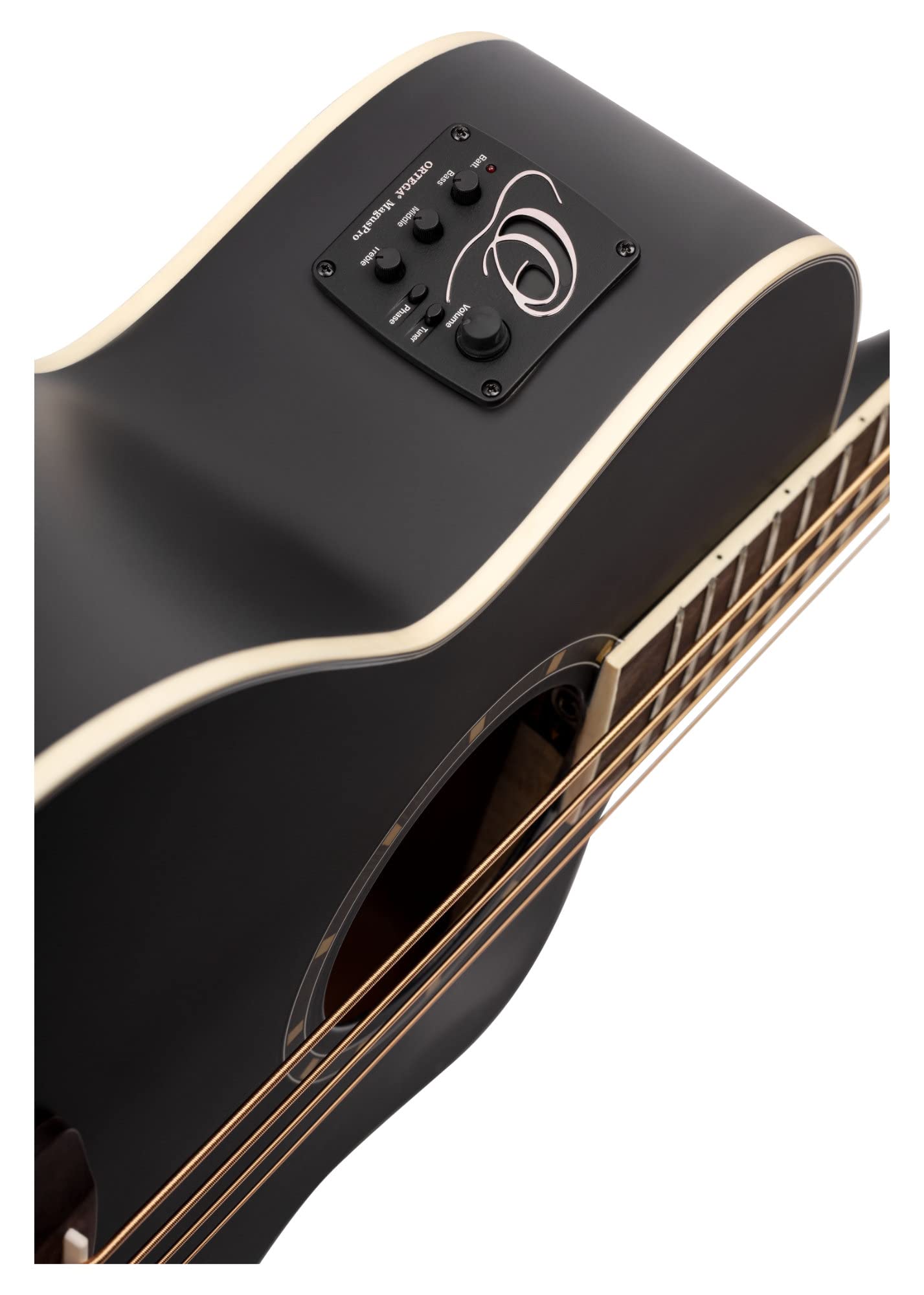 Ortega 4-String Acoustic Bass Guitar - Professional Quality for Beginners & Musicians | Perfect for Live Performances, Studio Recording & Practice Sessions