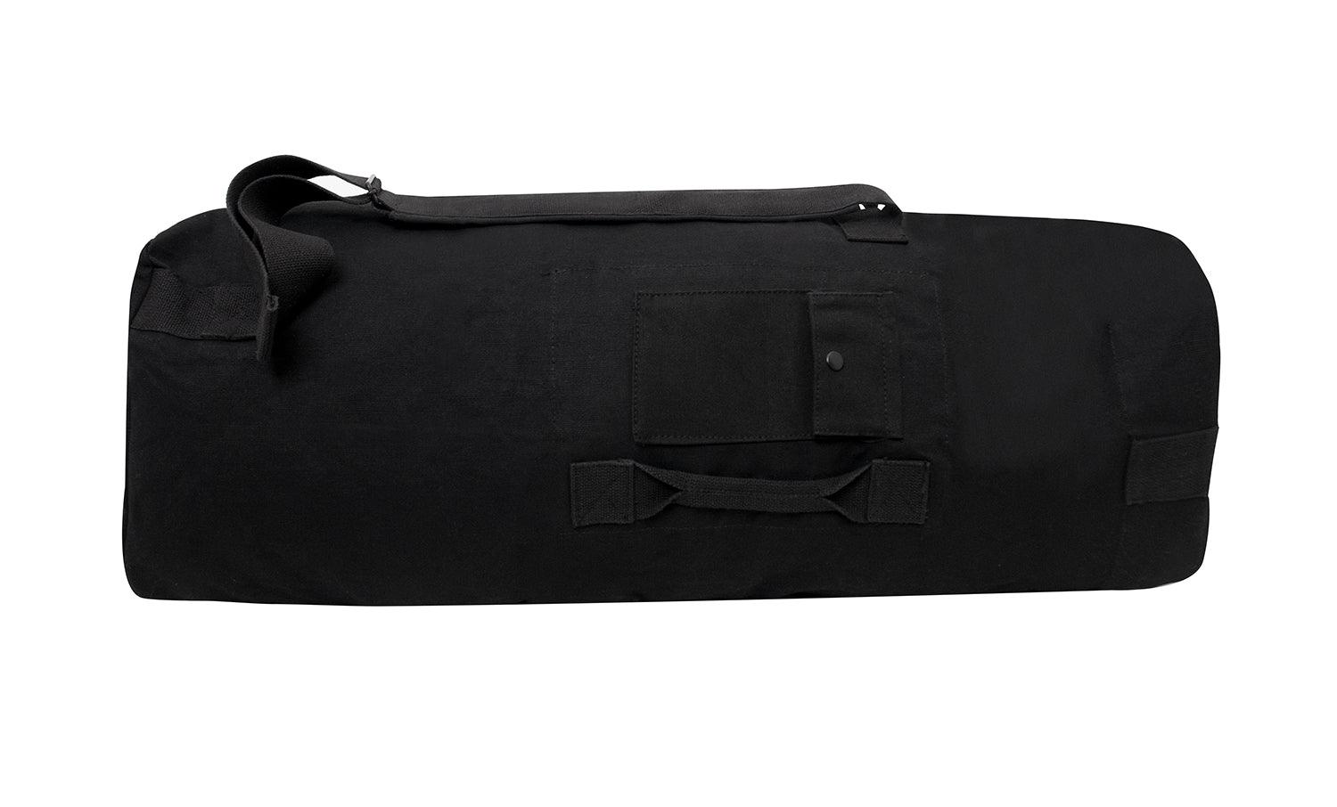 Rothco Military Style Canvas Duffle Bag with Double Straps - Durable Army Green Tactical Gym Bag for Travel, Camping & Sports Gear Storage
