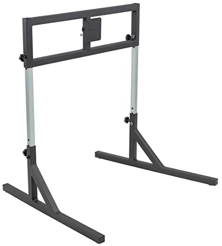 SimFab Heavy Duty Floor Monitor Stand for Racing & Flight Simulators - Adjustable VESA Mount (100x100mm) Fits 24