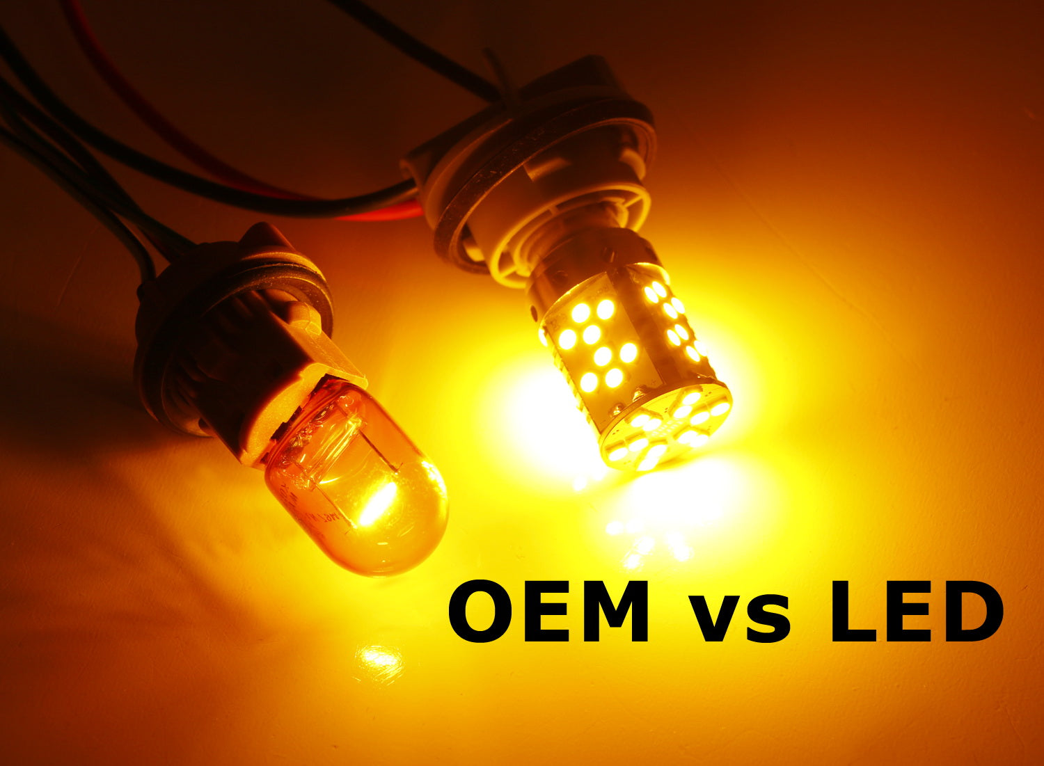 3X Brighter Amber CANBUS Error Free LED Bulbs - Compatible with BMW 3 Series & 5 Series Front Turn Signals - Upgrade for Enhanced Visibility & Safety