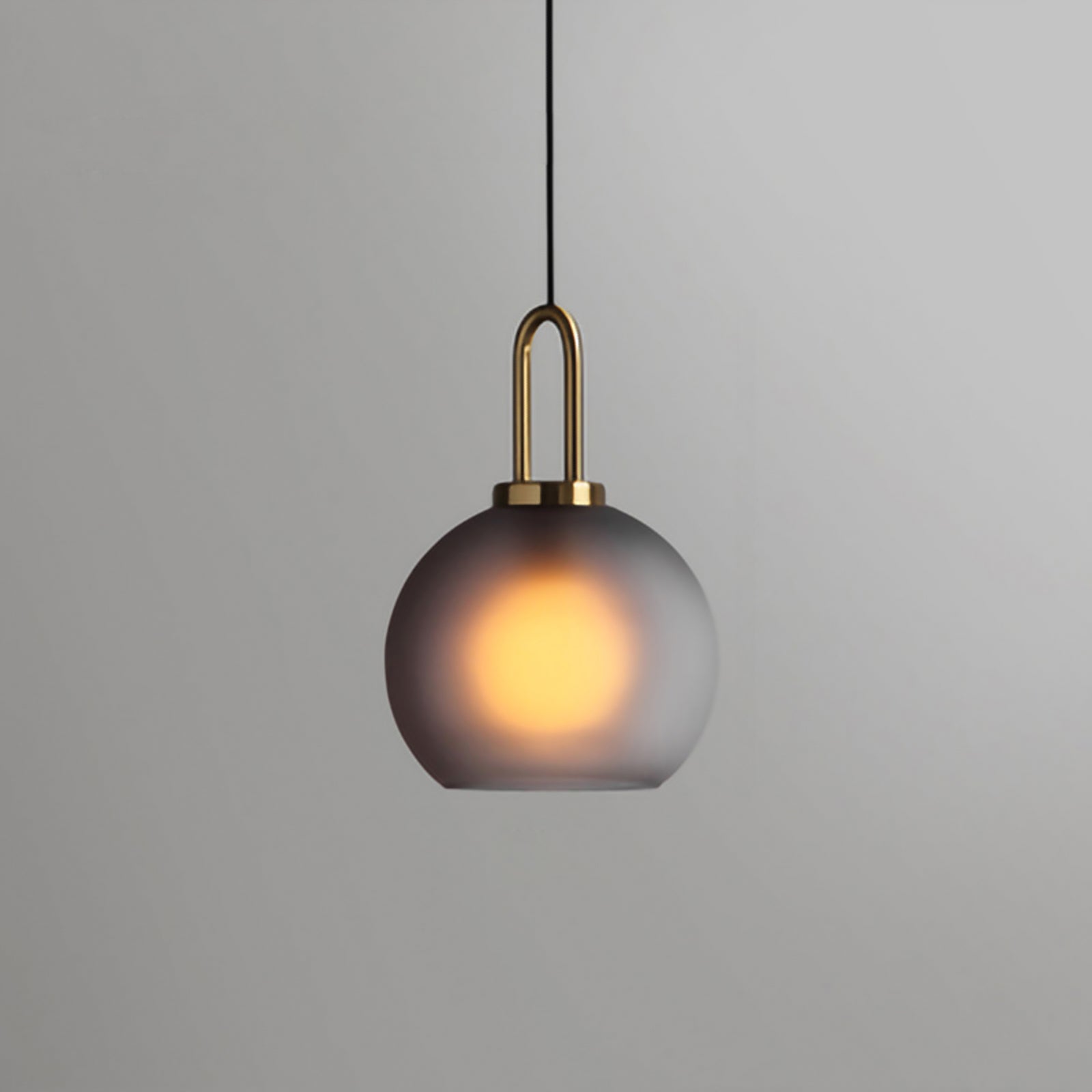 Modern Glass Pendant Light Fixture - Elegant Hanging Chandelier for Kitchen Island, Dining Room & Bedroom Decor