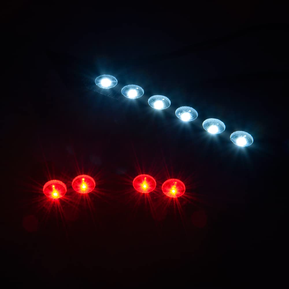 High-Performance Front & Rear LED Light Kit V2 for Traxxas Slash 1/10 4x4 & 2WD VXL - Off-Road Racing & Night Driving Accessories