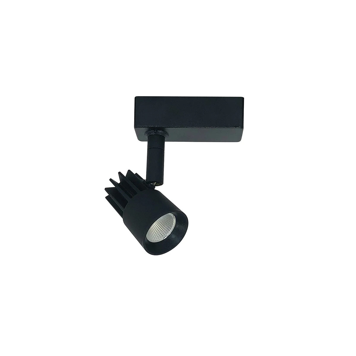 Aiden 10W LED Track Head Light - 800 Lumens, 3000K Warm White, Adjustable 25° or 43° Beam Angle, Black Finish - Perfect for Accent Lighting in Homes, Retail Stores, and Art Galleries