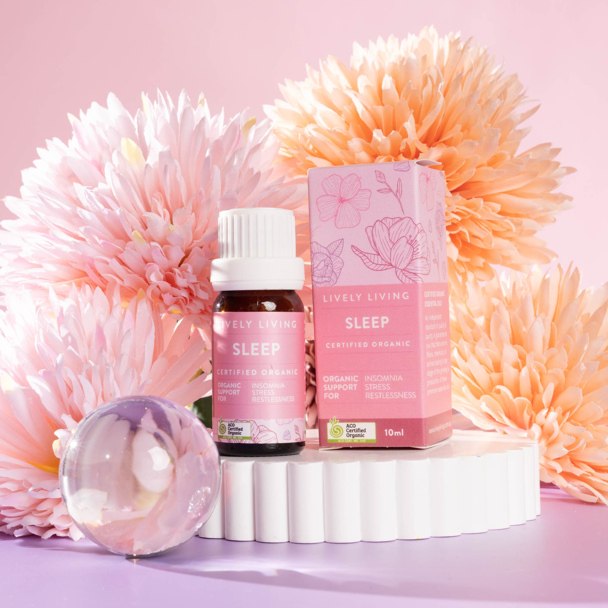 Organic Lavender Essential Oil for Sleep - 10ml Pure Aromatherapy Oil for Relaxation, Stress Relief & Better Sleep - Perfect for Diffusers, Massage & Bedtime Rituals