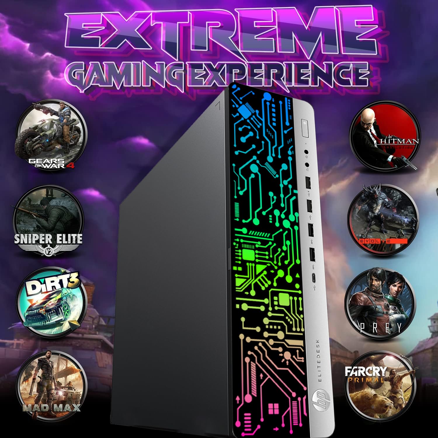 HP G3 Gaming PC - Intel i7, 16GB RAM, RX 550 | Perfect for Esports & Streaming