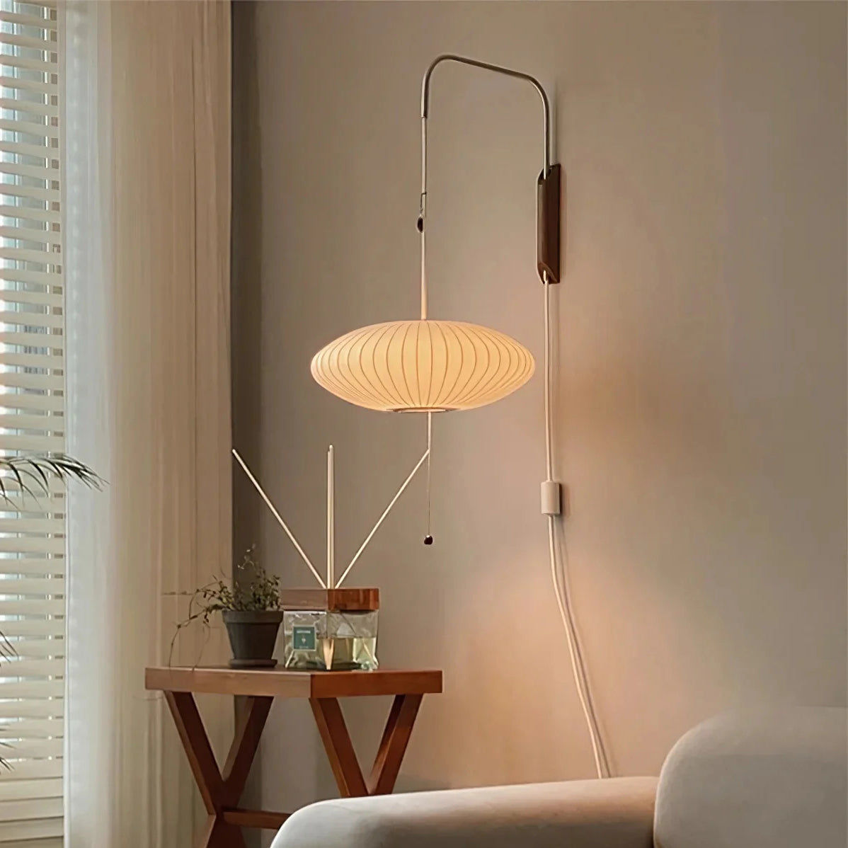 Nelson Modern Wall Sconce Light Fixture - Adjustable LED Wall Lamp for Bedroom, Living Room & Hallway - Sleek Indoor Lighting with Dimmable Warm White Light