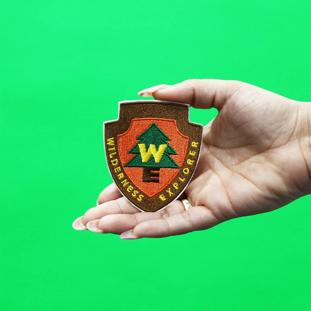 Disney Pixar Up Wilderness Explorer Embroidered Iron-On Patch for Jackets, Hats & Backpacks – Perfect for Costumes, Scouting & Outdoor Adventures