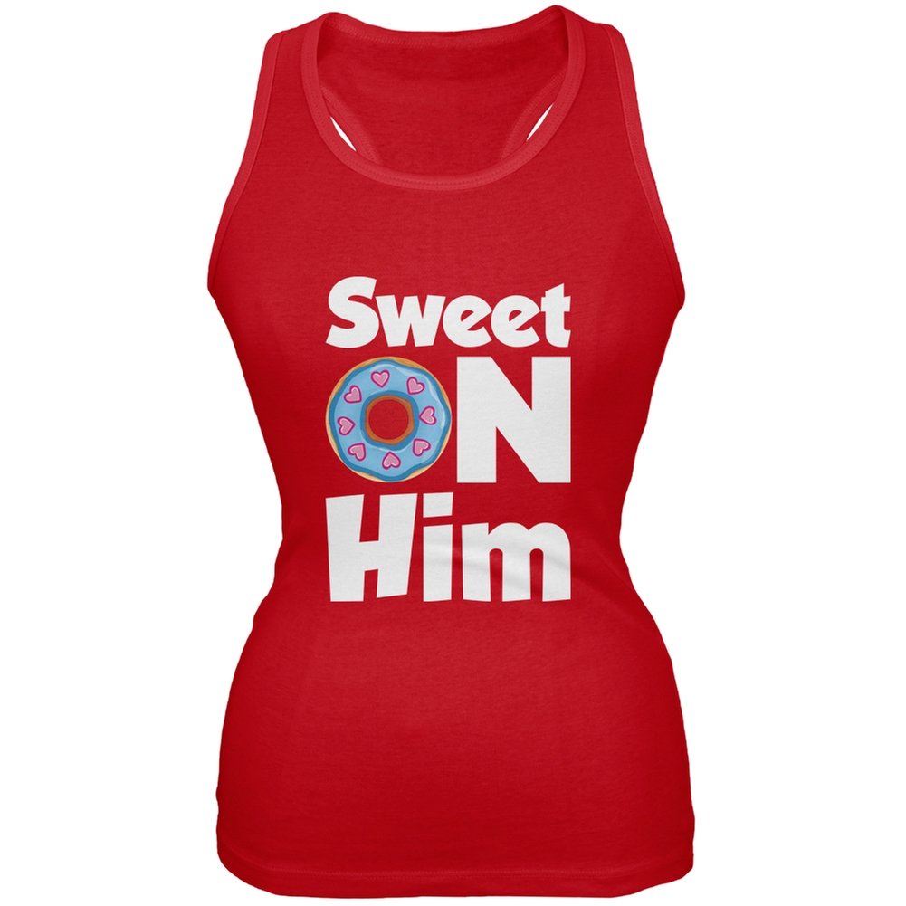 Sweet on Him Red Juniors Tank Top - Flirty & Fun Sleeveless Top for Teens | Perfect for Summer, Beach, Parties & Casual Outfits