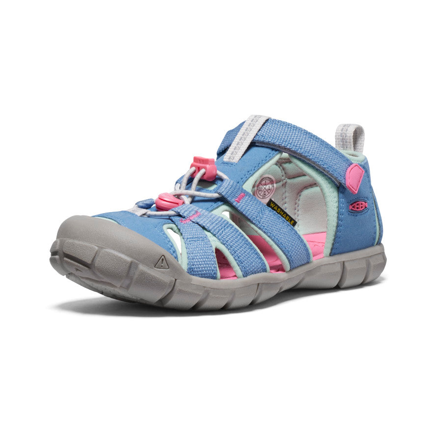 Seacamp II CNX Big Kids' Water Shoes - Coronet Blue & Hot Pink | Lightweight & Quick-Dry for Beach, Pool & Water Sports