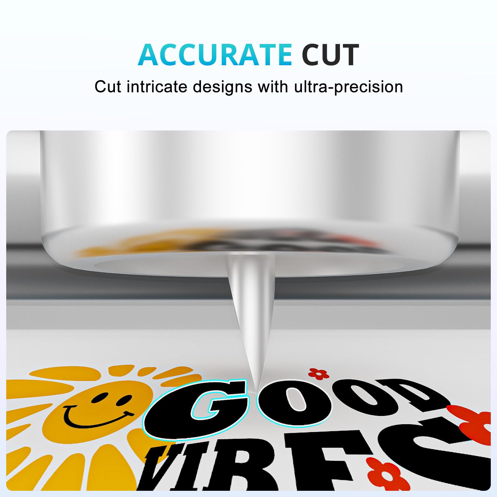 LOKLiK iCraft by HTVRONT 5-in-1 Vinyl Cutter Machine with 5X Cutting Force - 13