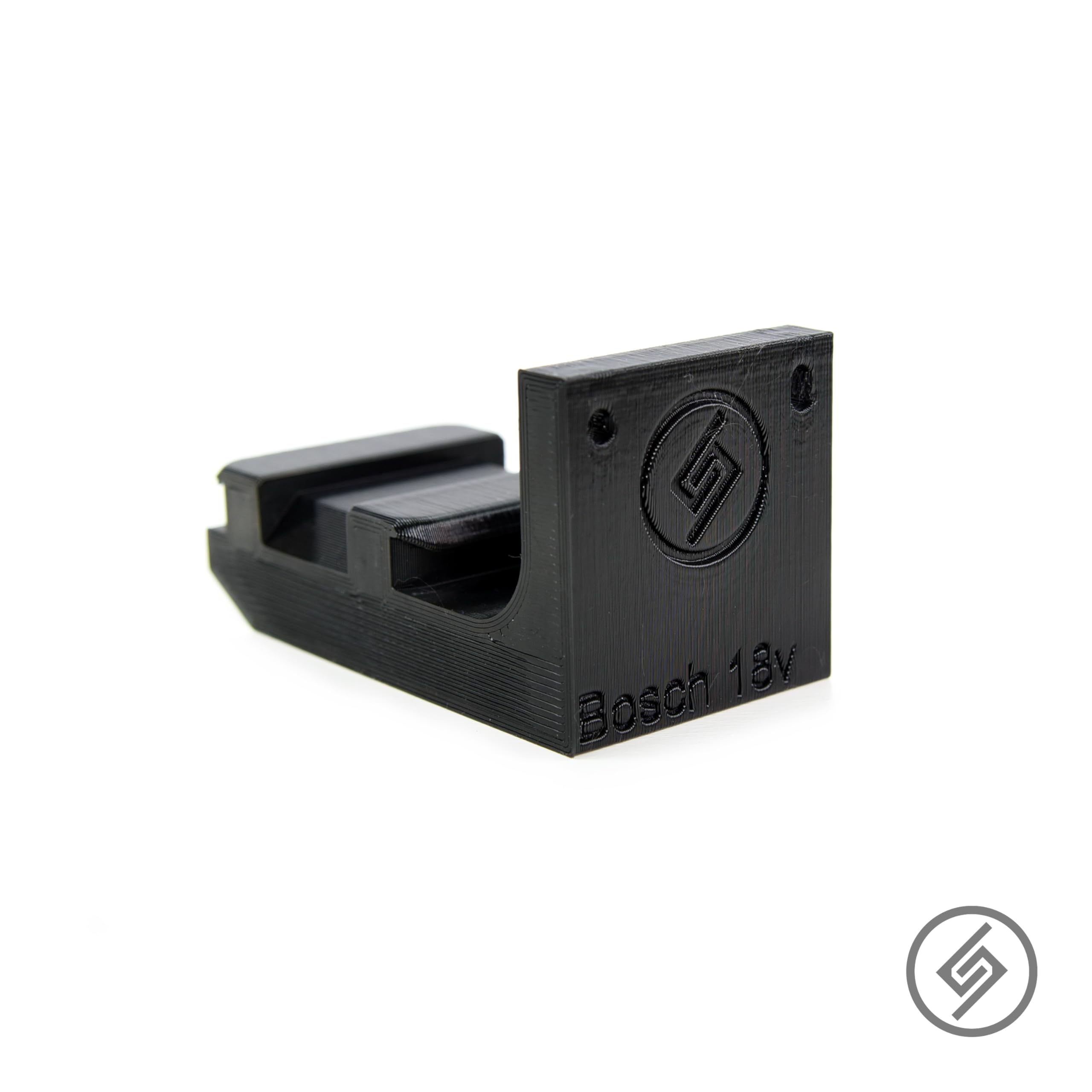 Bosch 18V Tool Wall Mount Holder | Heavy Duty Low Profile Bracket for Power Tool Storage | DIY Workshop & Garage Organization | Perfect for Crafts, Home Improvement & Easy Access Tool Display