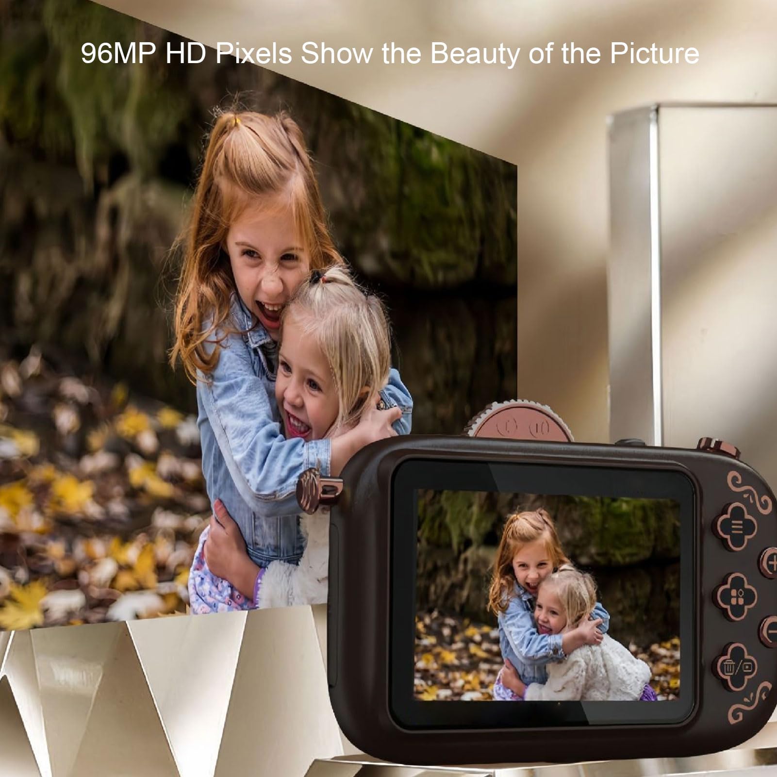 5K 96MP Digital Camera for Vlogging - 50X Digital Zoom, 3.5