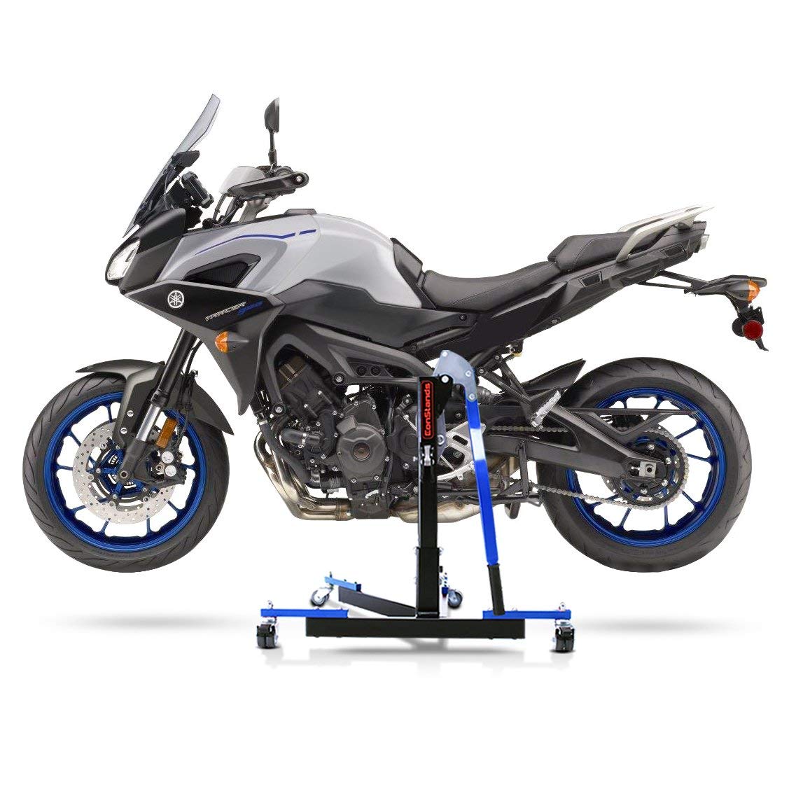 Yamaha MT-09 Tracer 900 (2015-2020) Motorcycle Center Paddock Stand CS Power Evo - Blue | Compatible with Sport Bikes for Easy Maintenance & Storage