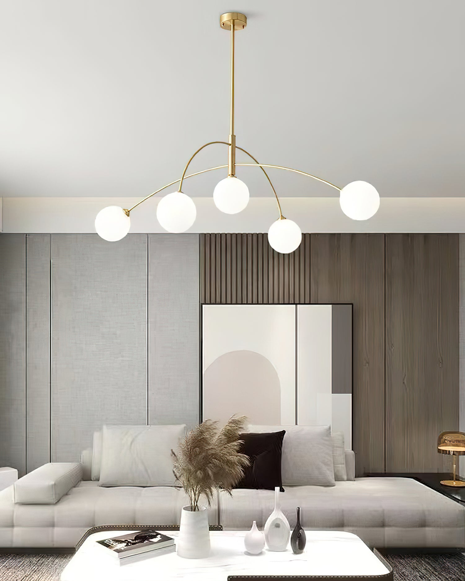 Elegant Fellows Chandelier - Modern Crystal Ceiling Light Fixture for Dining Room, Living Room & Bedroom | Perfect for Home Decor & Interior Design