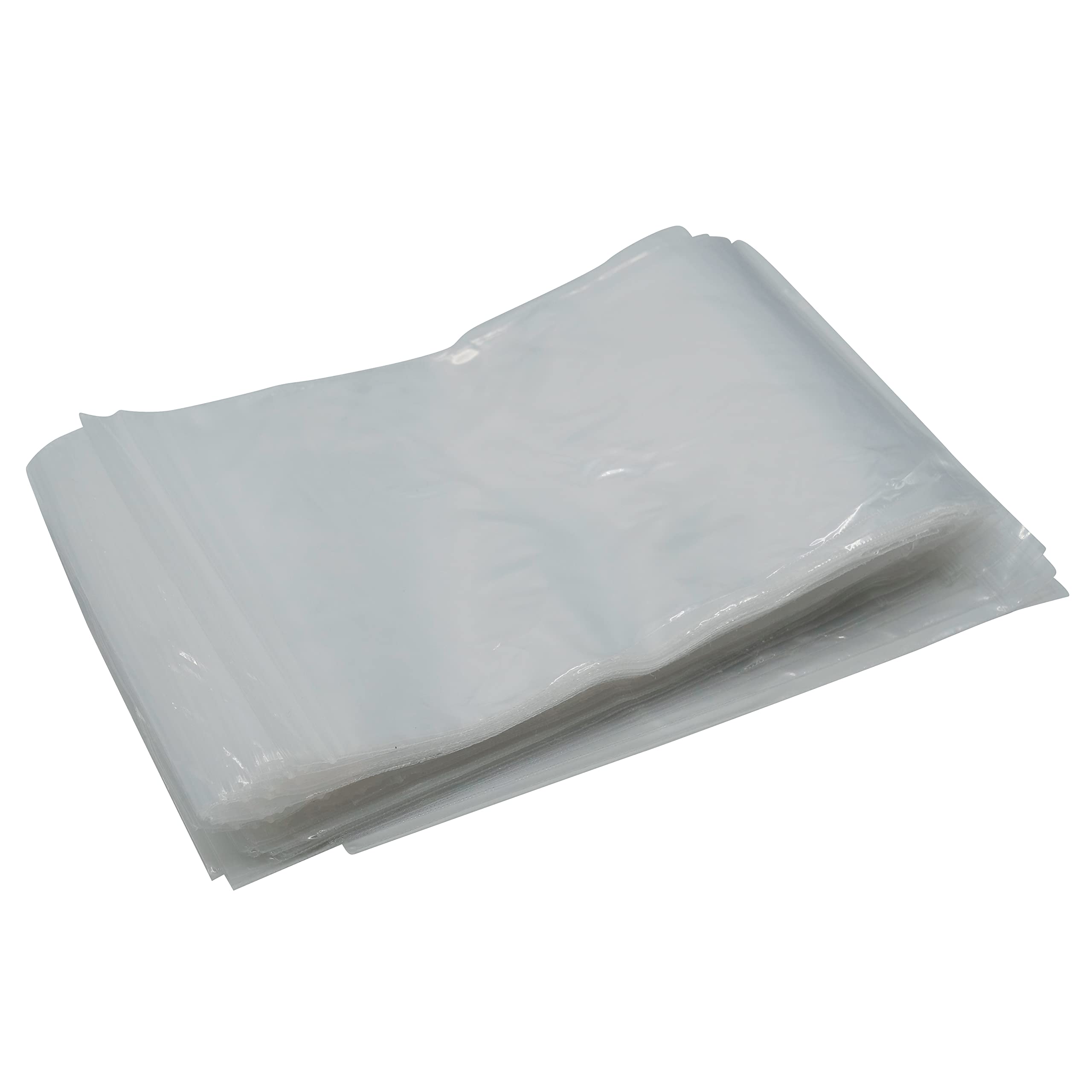 10 x 8 Inch Clear Reclosable Ziplock Bags - 200 Pack Resealable Plastic Storage Bags for Food, Crafts, Office & Mailing - Perfect for Bakery, Candy, Cookies, Postcards, Jewelry & Small Item Organization