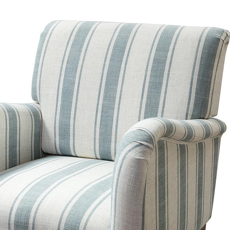 Quentin Upholstered Armchair - Modern Accent Chair for Living Room, Bedroom & Office - Comfortable Lounge Chair with Soft Fabric & Sturdy Wooden Legs
