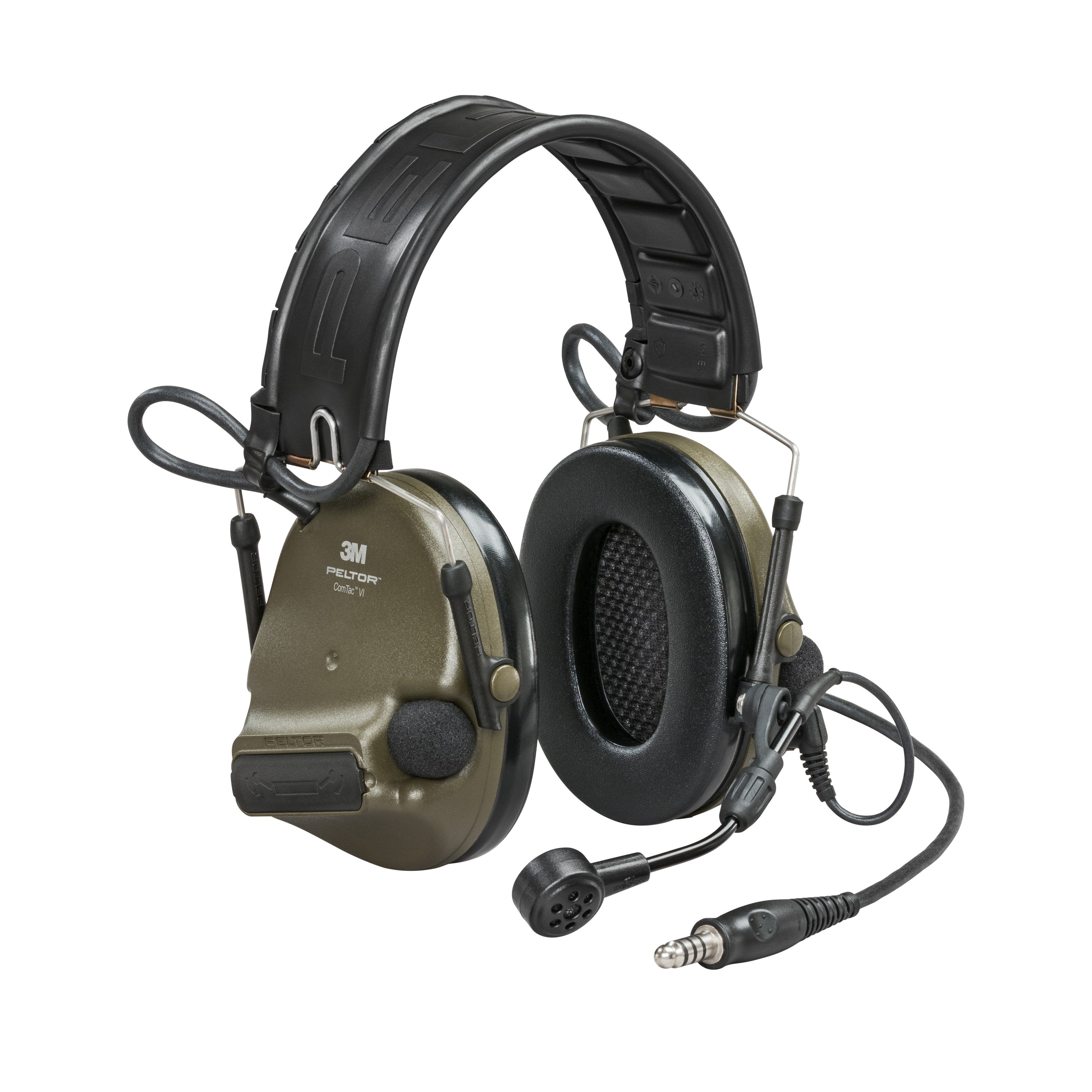 Peltor ComTac VI Tactical Headset - Noise Cancelling Hearing Protection with Gel Earcups & ARC Mounts (Multiple Colors & Models) - Ideal for Shooting, Hunting & Military Use