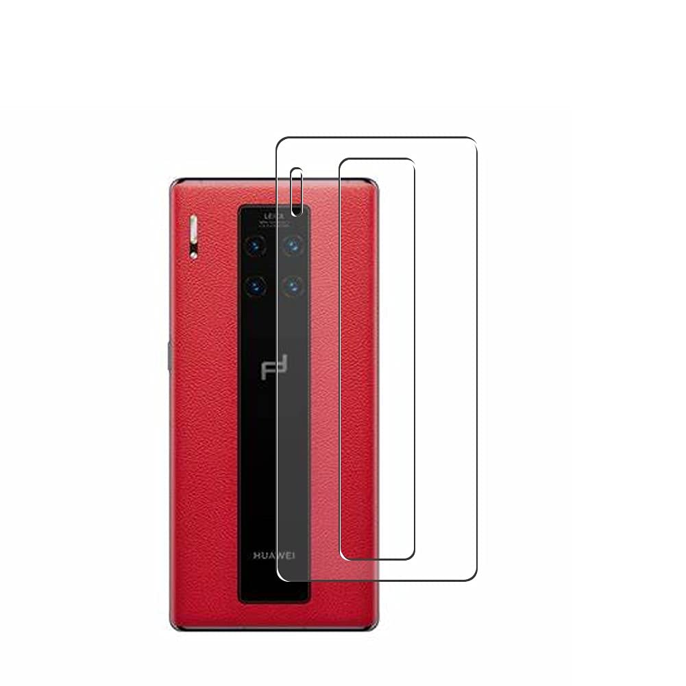2 Pack Huawei Mate 30 RS Porsche Design Back Screen Protector - TPU Film Guard Cover (Not Tempered Glass) - Transparent Protective Film for Scratch Resistance - Perfect for Daily Use & Travel Protection