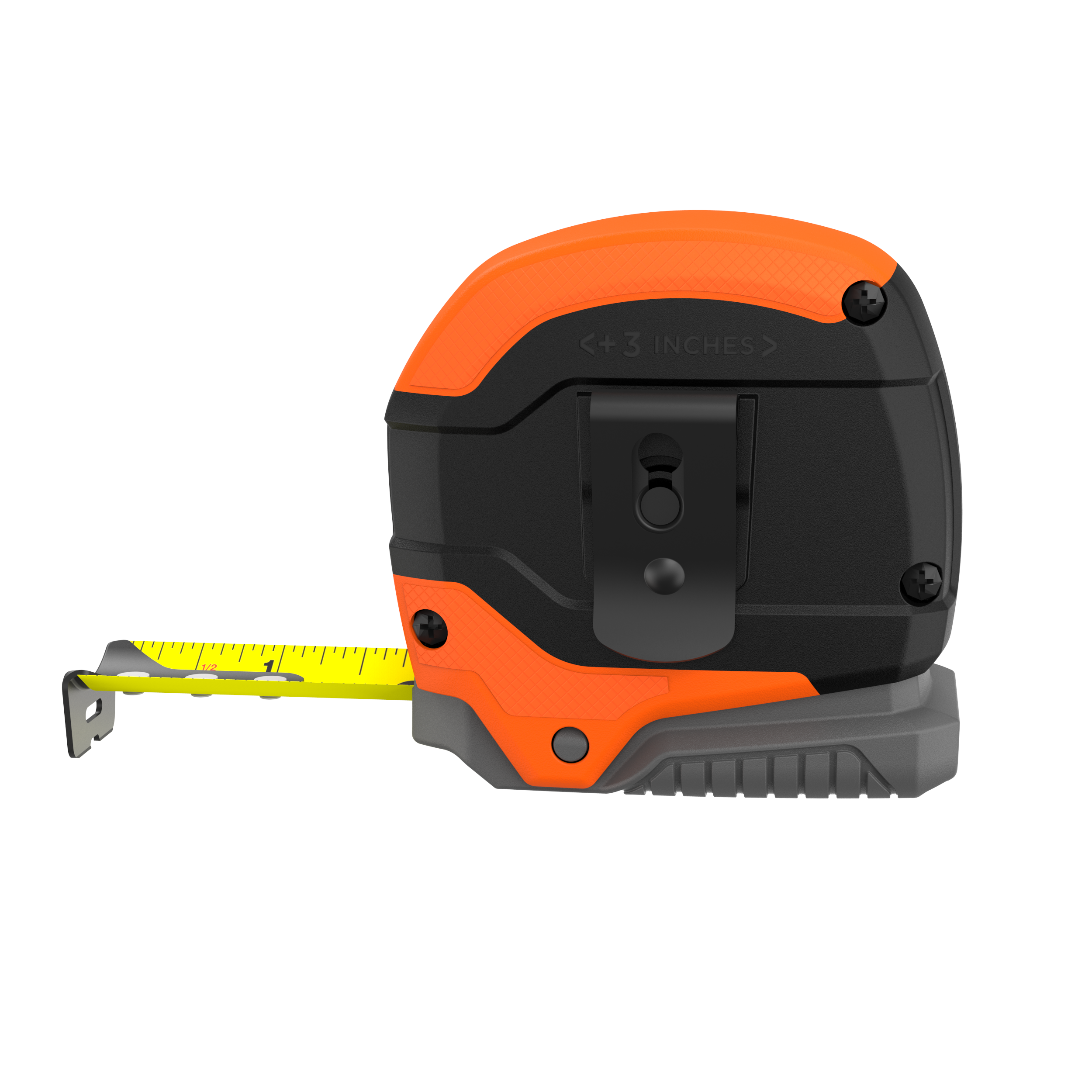 25ft Self-Locking Tape Measure with Grip Release - Durable Auto-Lock Retractable Measuring Tape for Construction, Carpentry, DIY Projects & Home Improvement