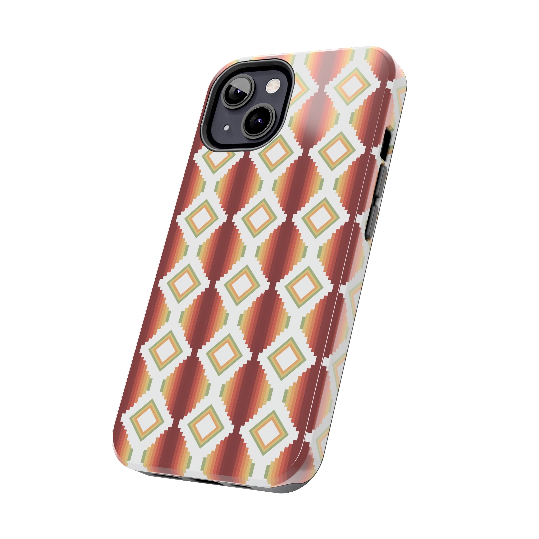 Durable Southwestern Rio Boho Hard Phone Case for iPhone & Samsung - Stylish Protection for Travel & Outdoor Adventures