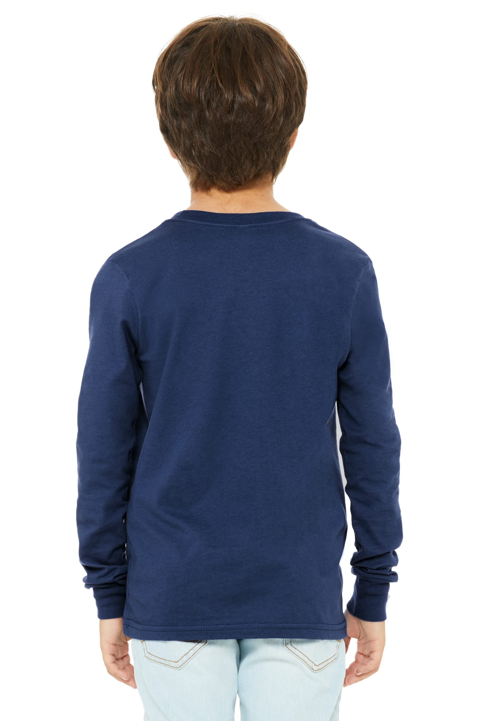Daxton Youth Long Sleeve California Basic T-Shirt for Boys - Soft Cotton Casual Tee for School, Playdates & Everyday Wear