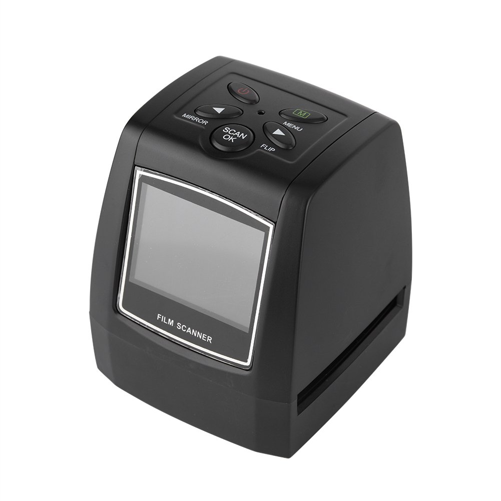 Vbestlife Fosa 5MP/10MP Digital Film & Slide Scanner - Convert 35mm Negatives & Slides to Digital with 2.36'' LCD Screen | Supports SD/MMC Cards | Perfect for Archiving Old Photos, Digitizing Family Memories & Professional Photography