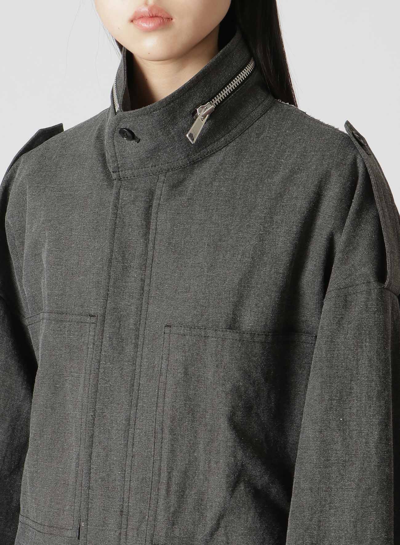 Premium Cotton/Linen Canvas Ink Coating 5-Panel Coat - Lightweight, Durable & Stylish for Outdoor Adventures, Travel & Casual Wear
