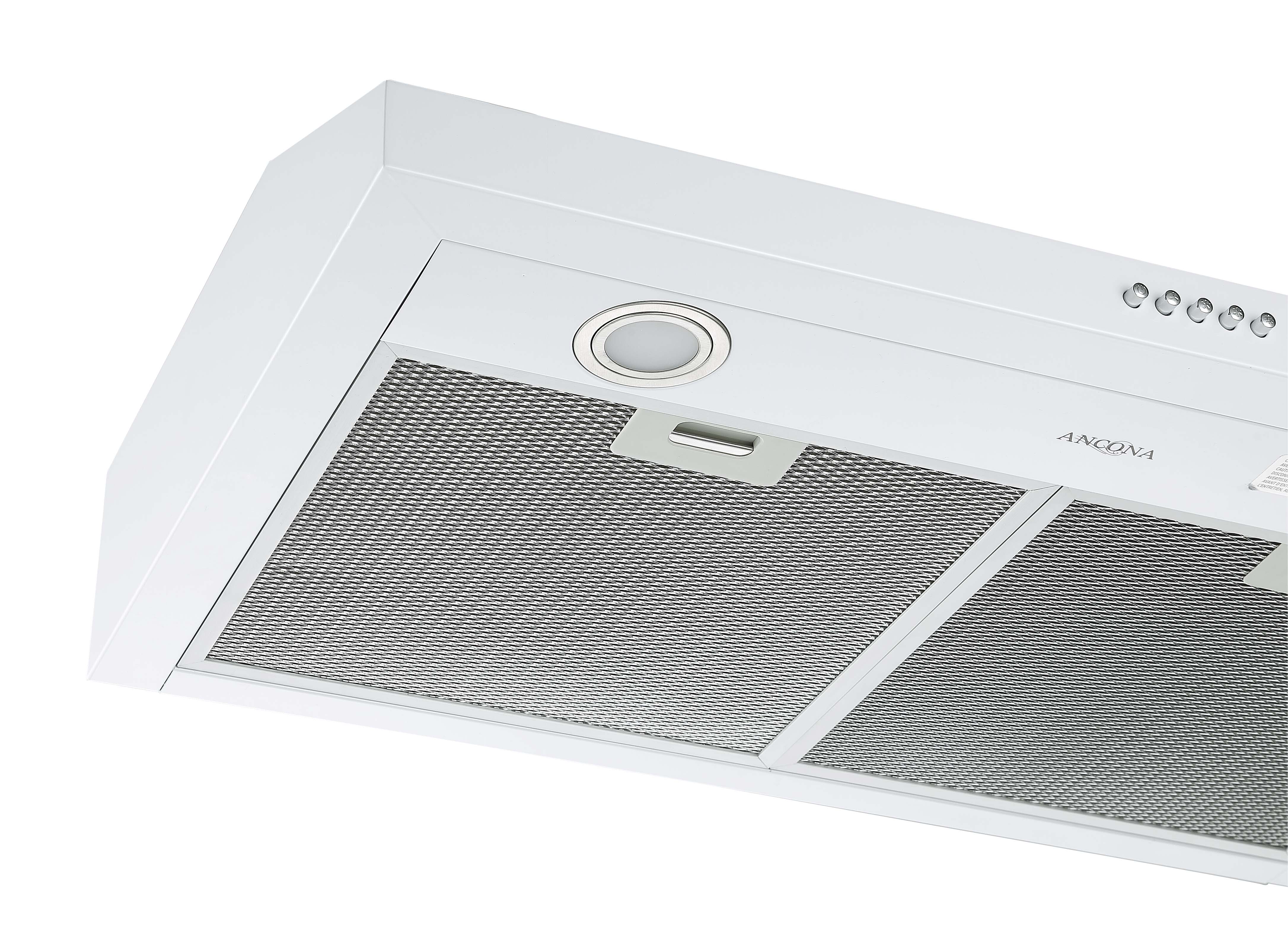 Slim S3DW 30-Inch 325 CFM Non-Vented White Under Cabinet Range Hood - Perfect for Small Kitchens, Apartments & Compact Cooking Spaces