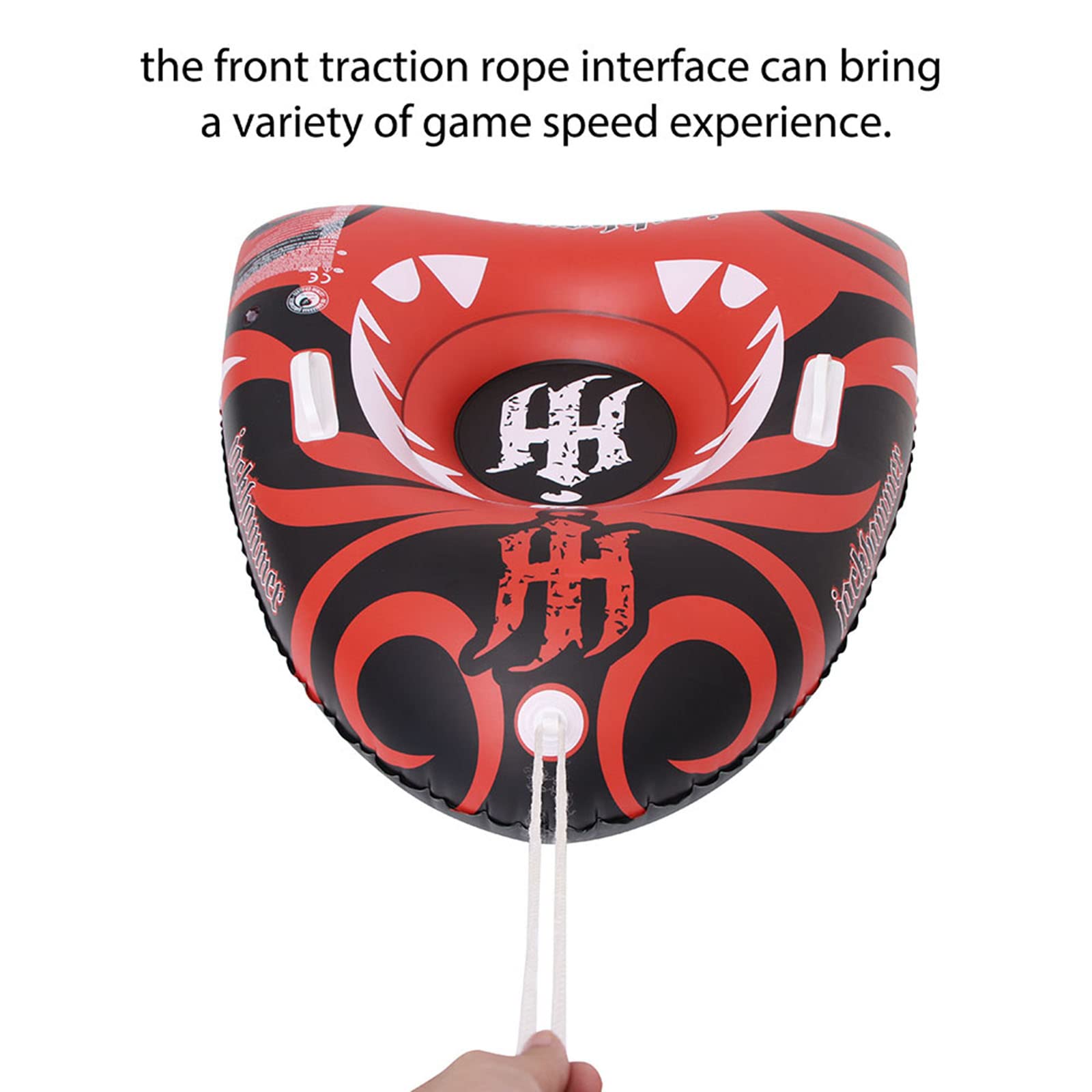 Durable Inflatable Ski Tube for Kids & Adults - Winter Snow Sled Toy for Skiing & Snow Play
